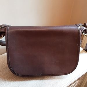 Coach brown leather purse for women authentic